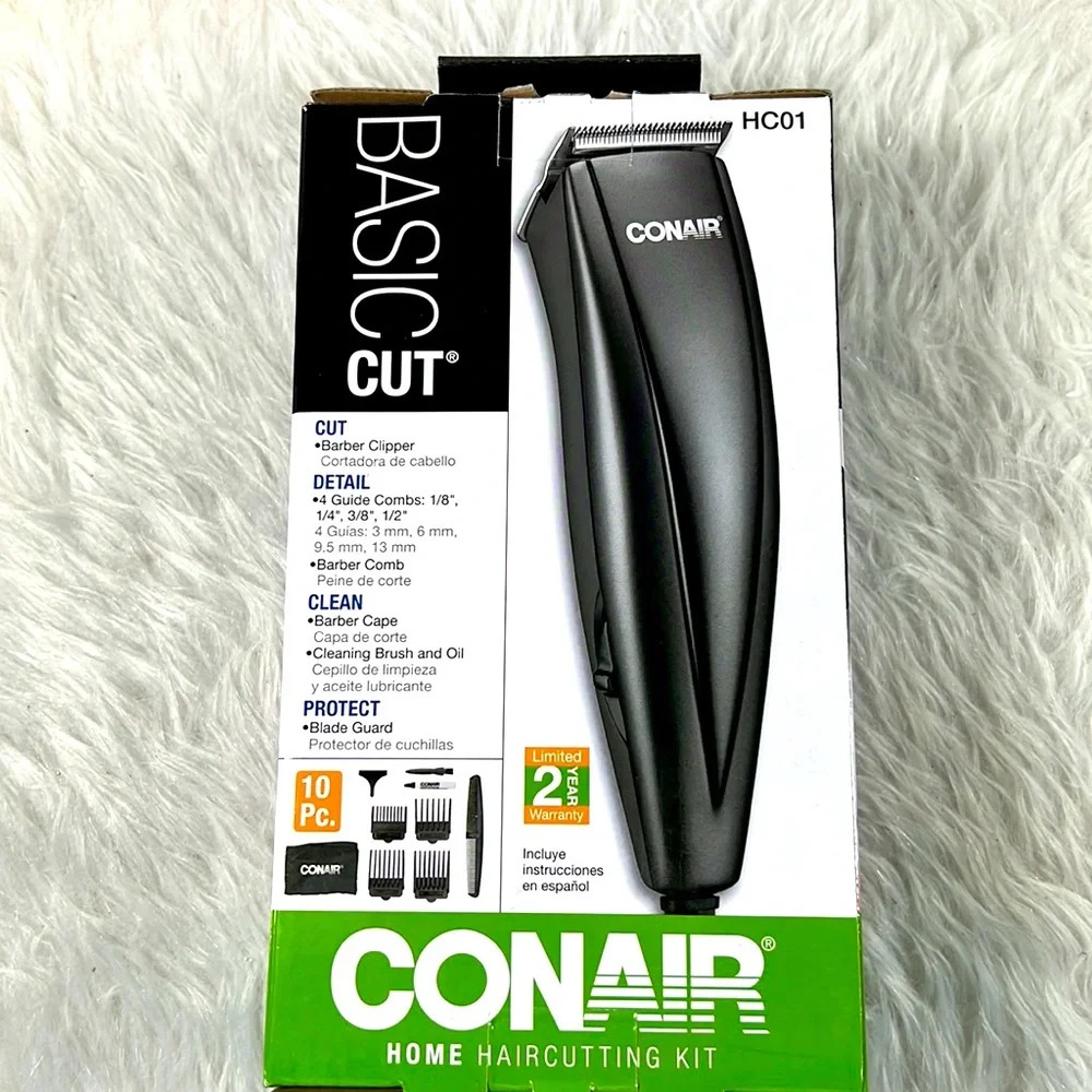NEW Conair 10pc Basic Cut Haircutting Kit